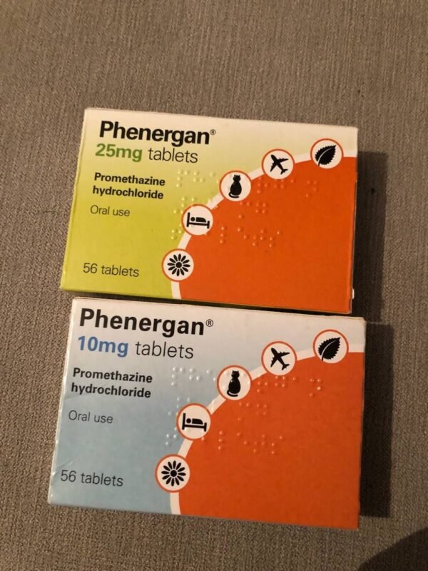 Phenergan Tablets 25mg – 56 Tablet Pack